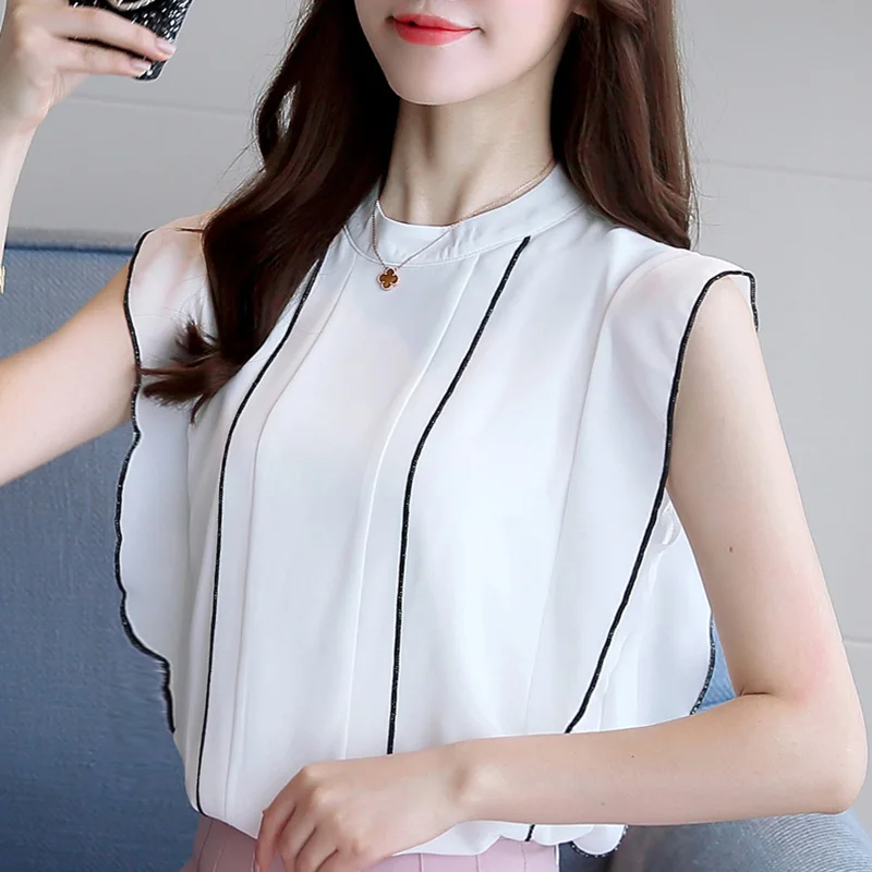 Chiffon blouse voor dames - Afbeelding 7