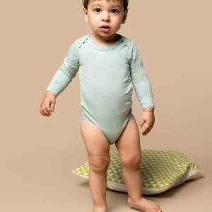 K837 – Baby Romper lange mouwen van bio katoen