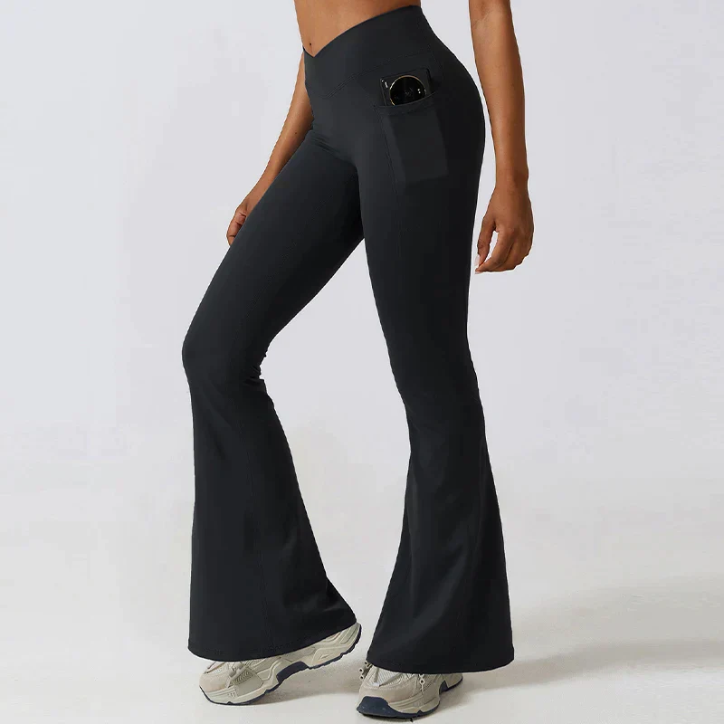 Azura | Hoge getailleerde flare legging - Afbeelding 7