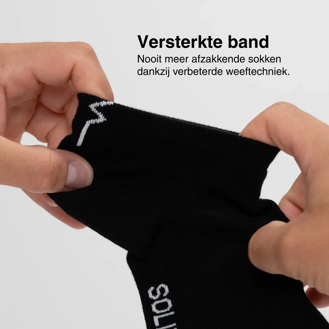 Sokken die nooit meer afzakken (zwart) - Afbeelding 4