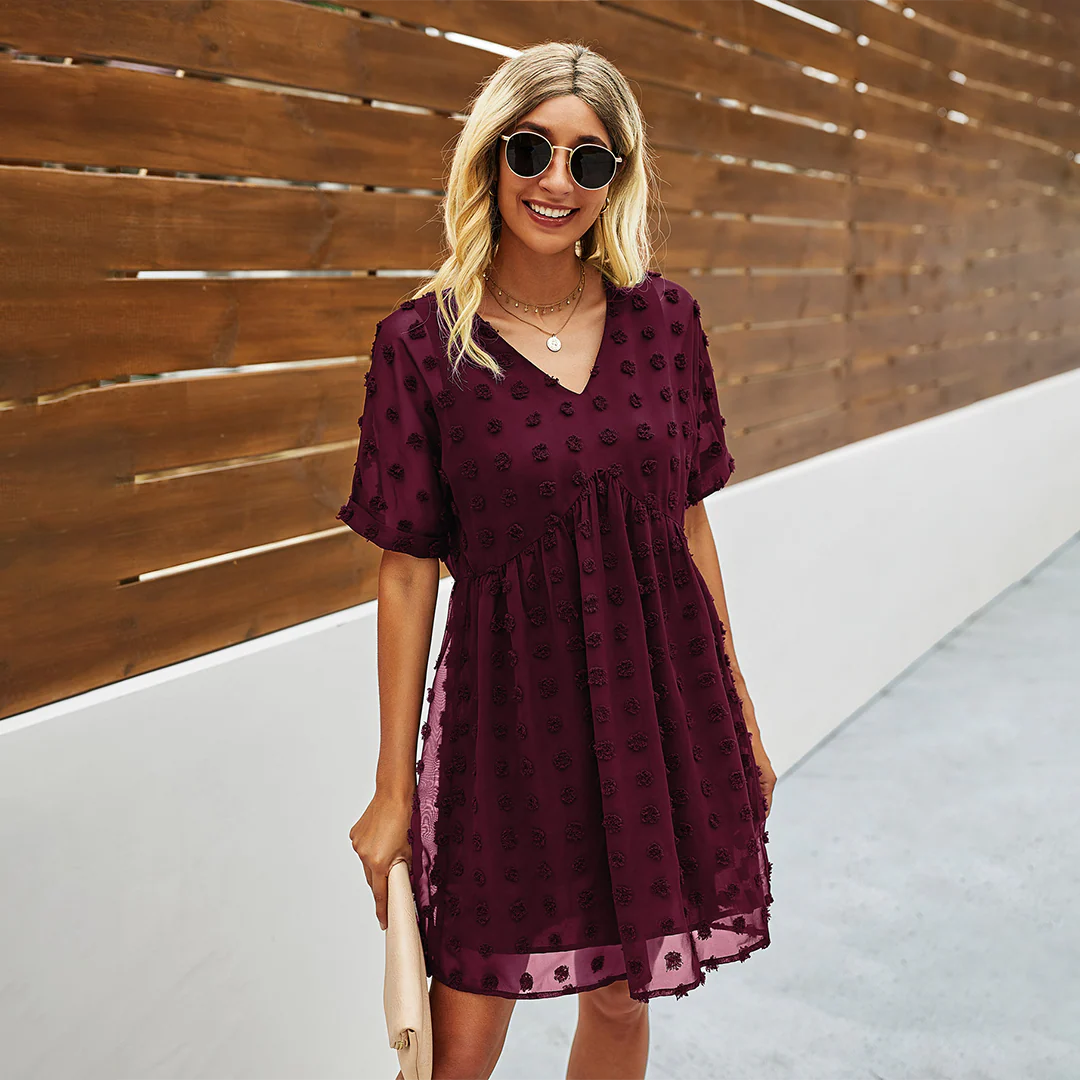 Moderne mini-jurk