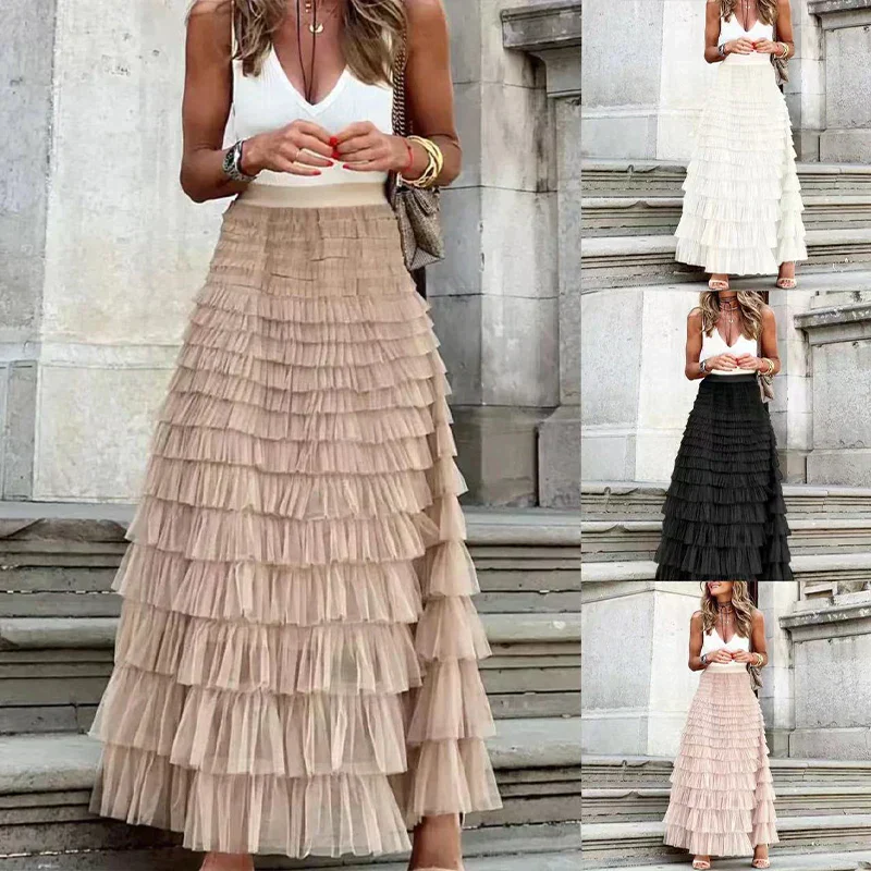 Elegante gelaagde rok - Afbeelding 2