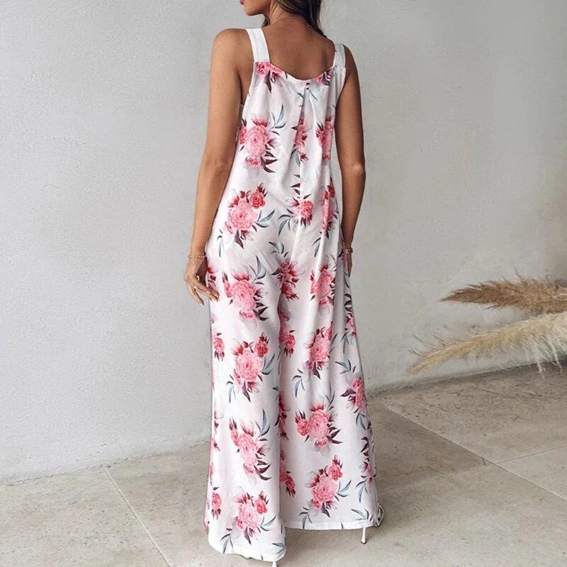 Jumpsuit met zomerse bloemenprint voor dames - Afbeelding 2